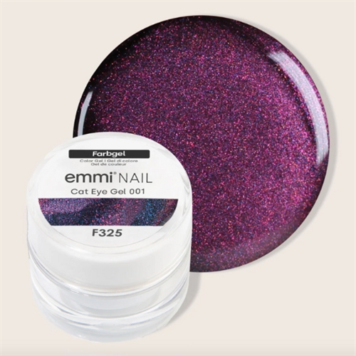  5D Cat Eye Gel Purple -Gold 001